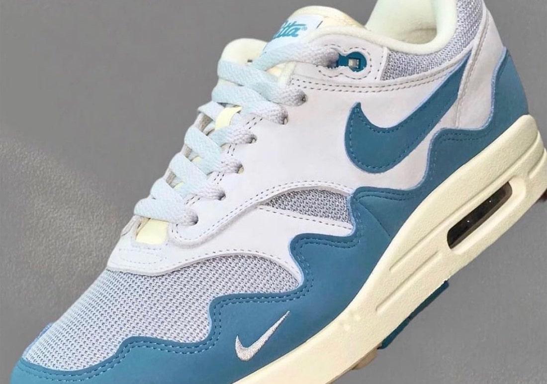 patta x nike air max 1 noise aqua