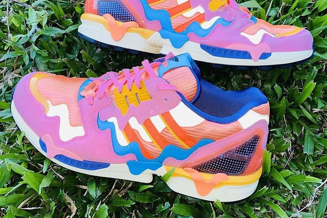 Bad Bunny adidas ZX 8000 Ice Cream